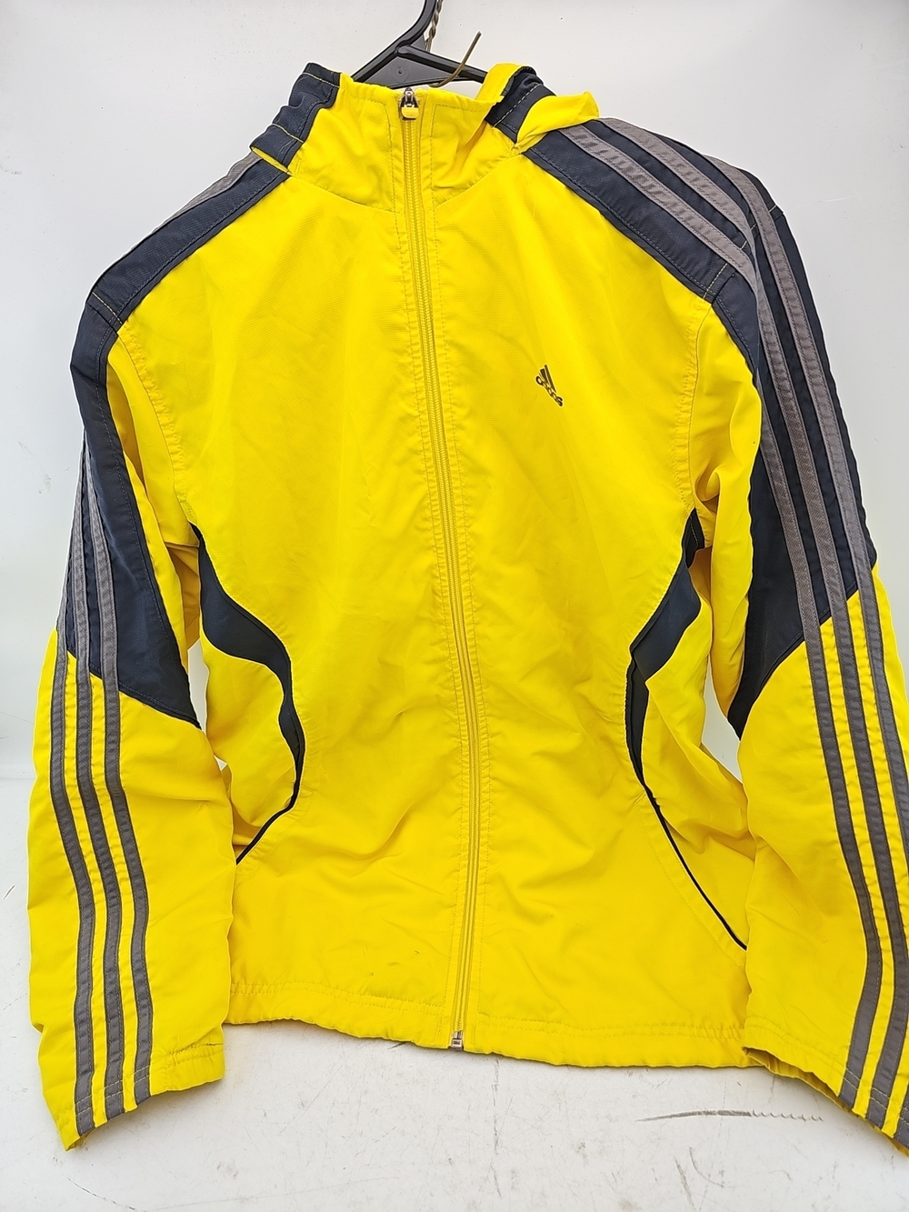 Adidas Yellow Performance Windbreaker Jacket